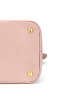 Prada Promenade Saffiano Lux Axelväska - Rosa
