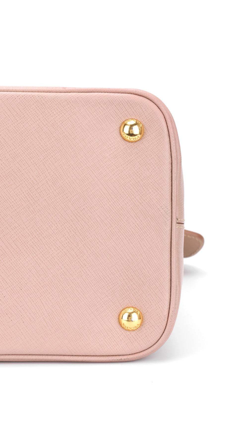 Prada Promenade Saffiano Lux Axelväska - Rosa