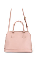 Prada Promenade Saffiano Lux Axelväska - Rosa