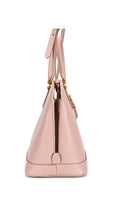 Prada Promenade Saffiano Lux Axelväska - Rosa