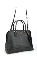 Prada Saffiano Lux Large Shoulder Bag - Black