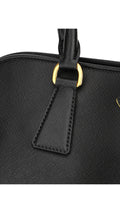 Prada Saffiano Lux Large Shoulder Bag - Black