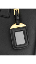 Prada Saffiano Lux Large Shoulder Bag - Black