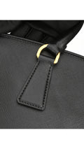 Prada Saffiano Lux Large Shoulder Bag - Black