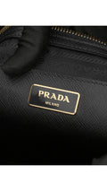 Prada Saffiano Lux Large Shoulder Bag - Black