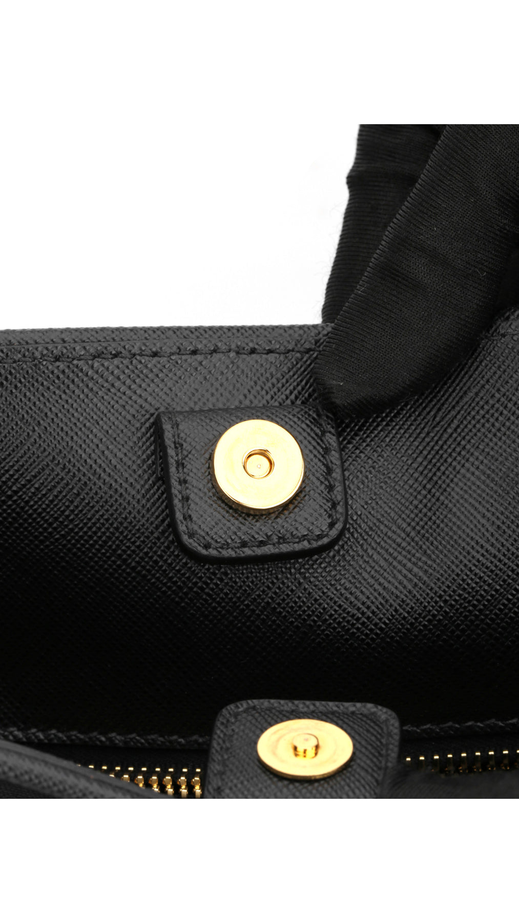 Prada Saffiano Lux Large Shoulder Bag - Black