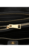Prada Saffiano Lux Large Shoulder Bag - Black