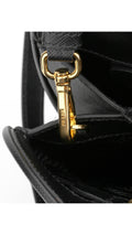 Prada Saffiano Lux Large Shoulder Bag - Black