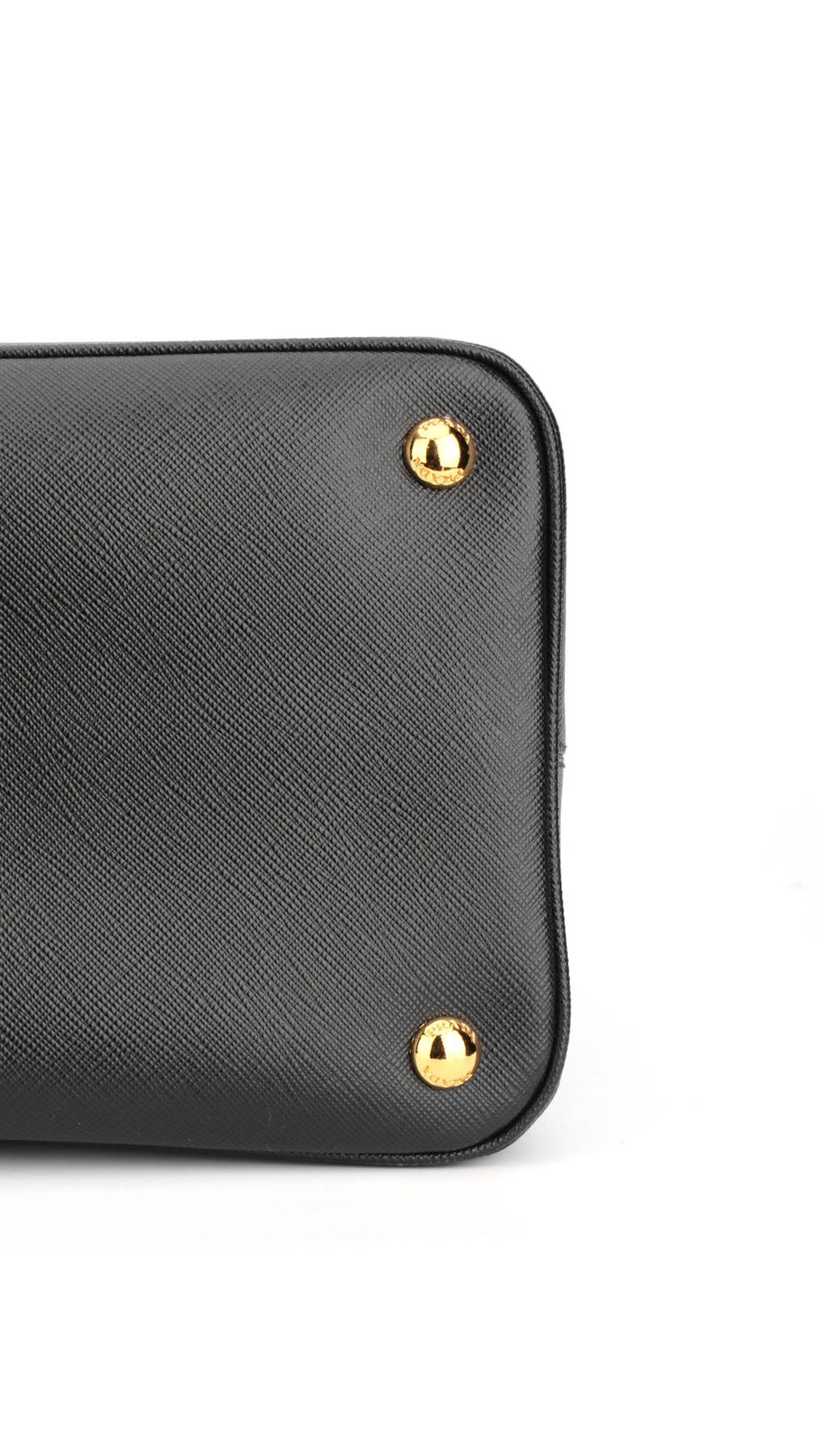 Prada Saffiano Lux Large Shoulder Bag - Black