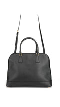 Prada Saffiano Lux Large Shoulder Bag - Black