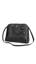 Prada Saffiano Lux Large Shoulder Bag - Black