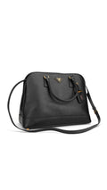Prada Saffiano Lux Large Shoulder Bag - Black