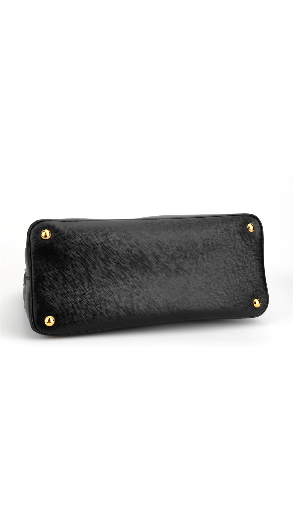Prada Saffiano Lux Large Shoulder Bag - Black