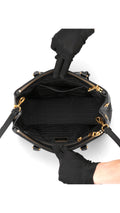 Prada Saffiano Lux Shoulder Bag Small - Black