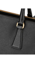 Prada Saffiano Lux Shoulder Bag Small - Black
