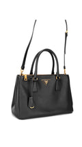 Prada Saffiano Lux Shoulder Bag Small - Black
