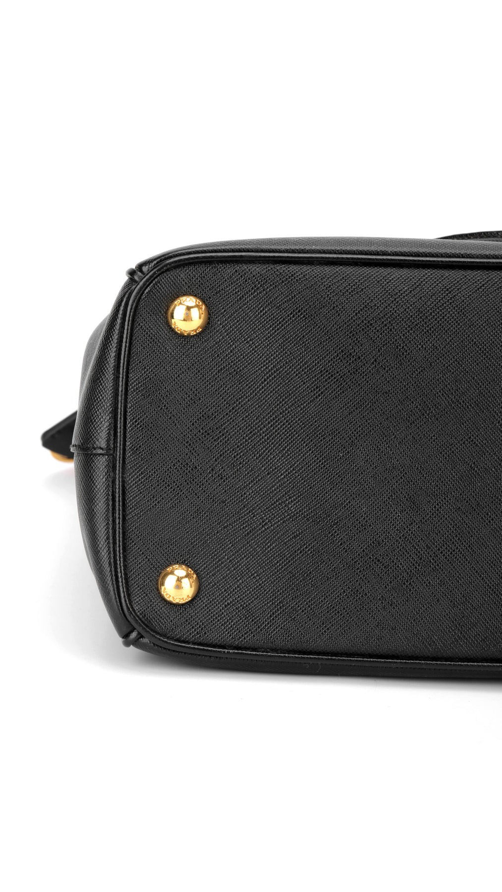 Prada Saffiano Lux Shoulder Bag Small - Black