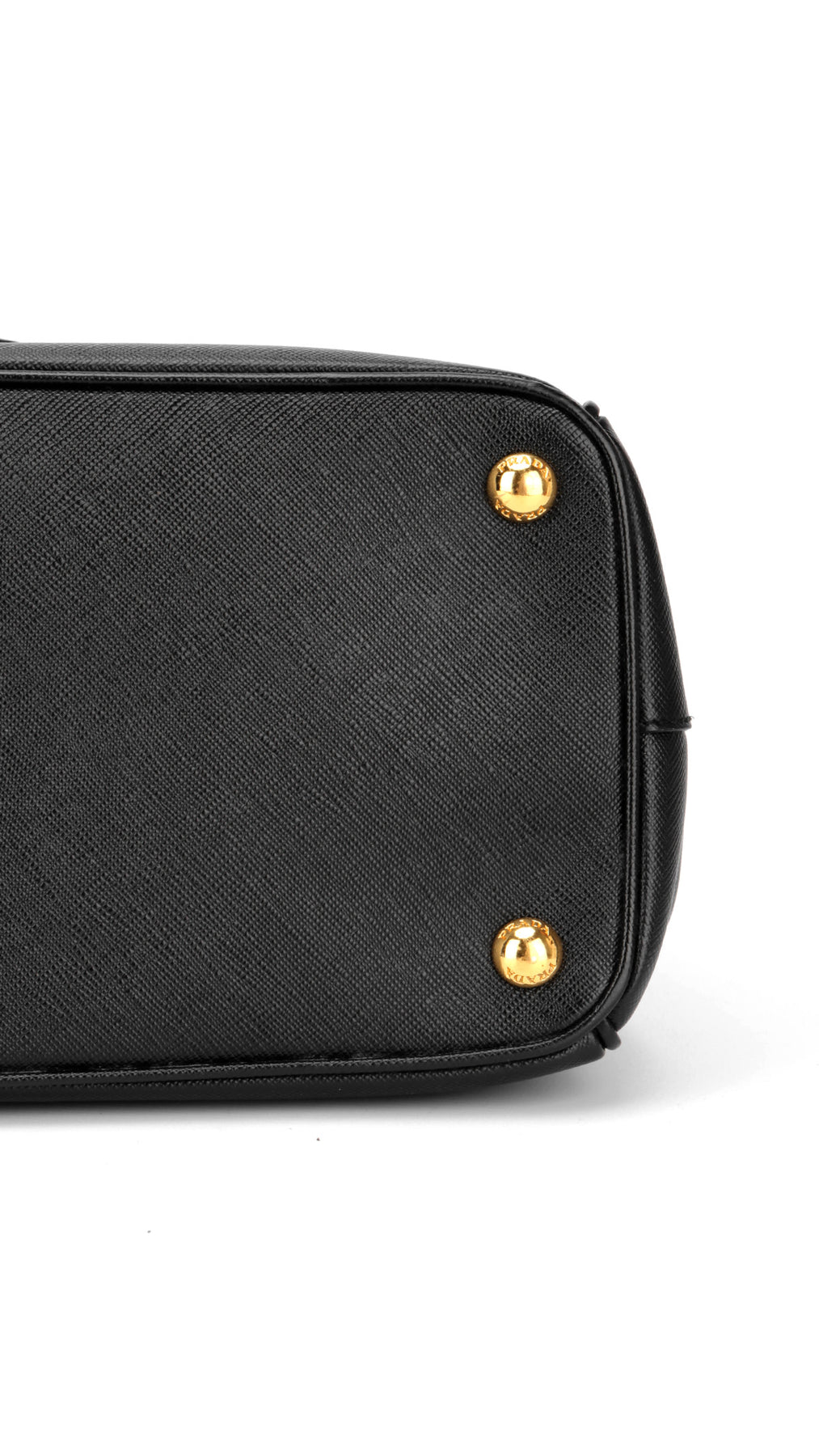 Prada Saffiano Lux Shoulder Bag Small - Black