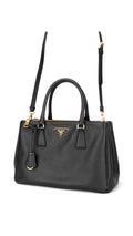 Prada Saffiano Lux Shoulder Bag Small - Black