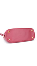 Prada Saffiano Lux Axelväska Small - Rosa