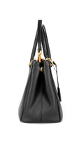 Prada Saffiano Lux Shoulder Bag Small - Black