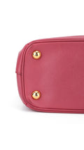 Prada Saffiano Lux Axelväska Small - Rosa