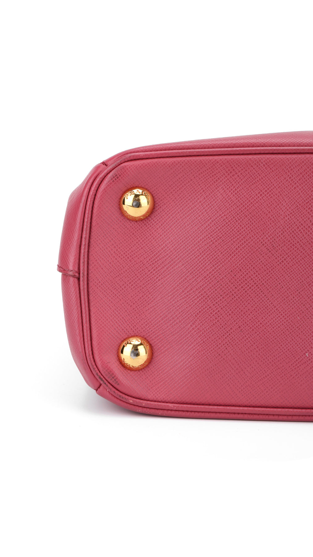 Prada Saffiano Lux Axelväska Small - Rosa