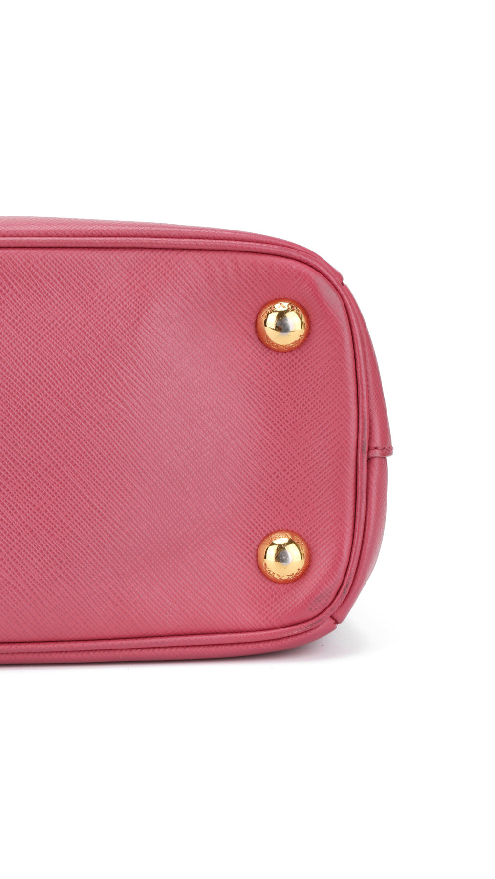 Prada Saffiano Lux Axelväska Small - Rosa