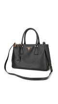 Prada Saffiano Lux Shoulder Bag Small - Black