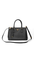 Prada Saffiano Lux Shoulder Bag Small - Black