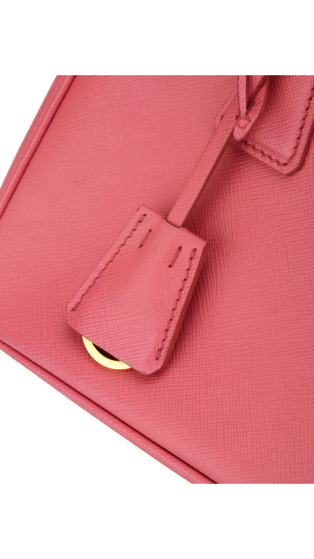 Prada Saffiano Lux Shoulder Bag Small - Pink