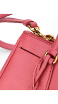 Prada Saffiano Lux Shoulder Bag Small - Pink