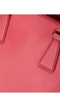 Prada Saffiano Lux Shoulder Bag Small - Pink