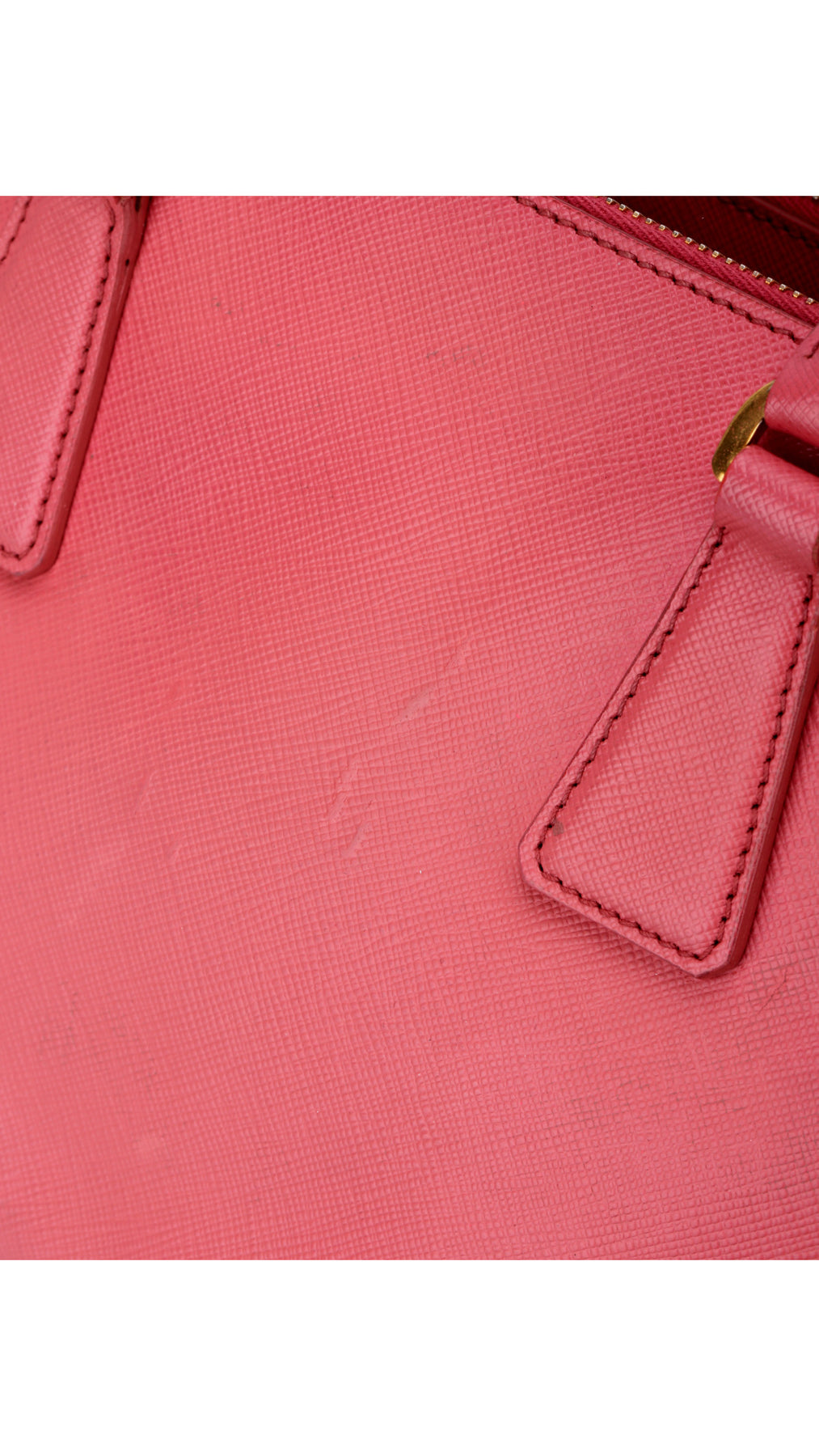 Prada Saffiano Lux Shoulder Bag Small - Pink