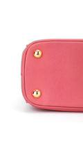 Prada Saffiano Lux Shoulder Bag Small - Pink