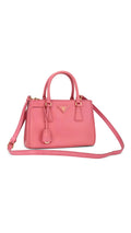 Prada Saffiano Lux Shoulder Bag Small - Pink