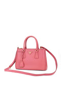 Prada Saffiano Lux Shoulder Bag Small - Pink