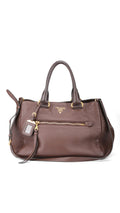 Prada Vitello Daino Tote Bag 2 - Brun