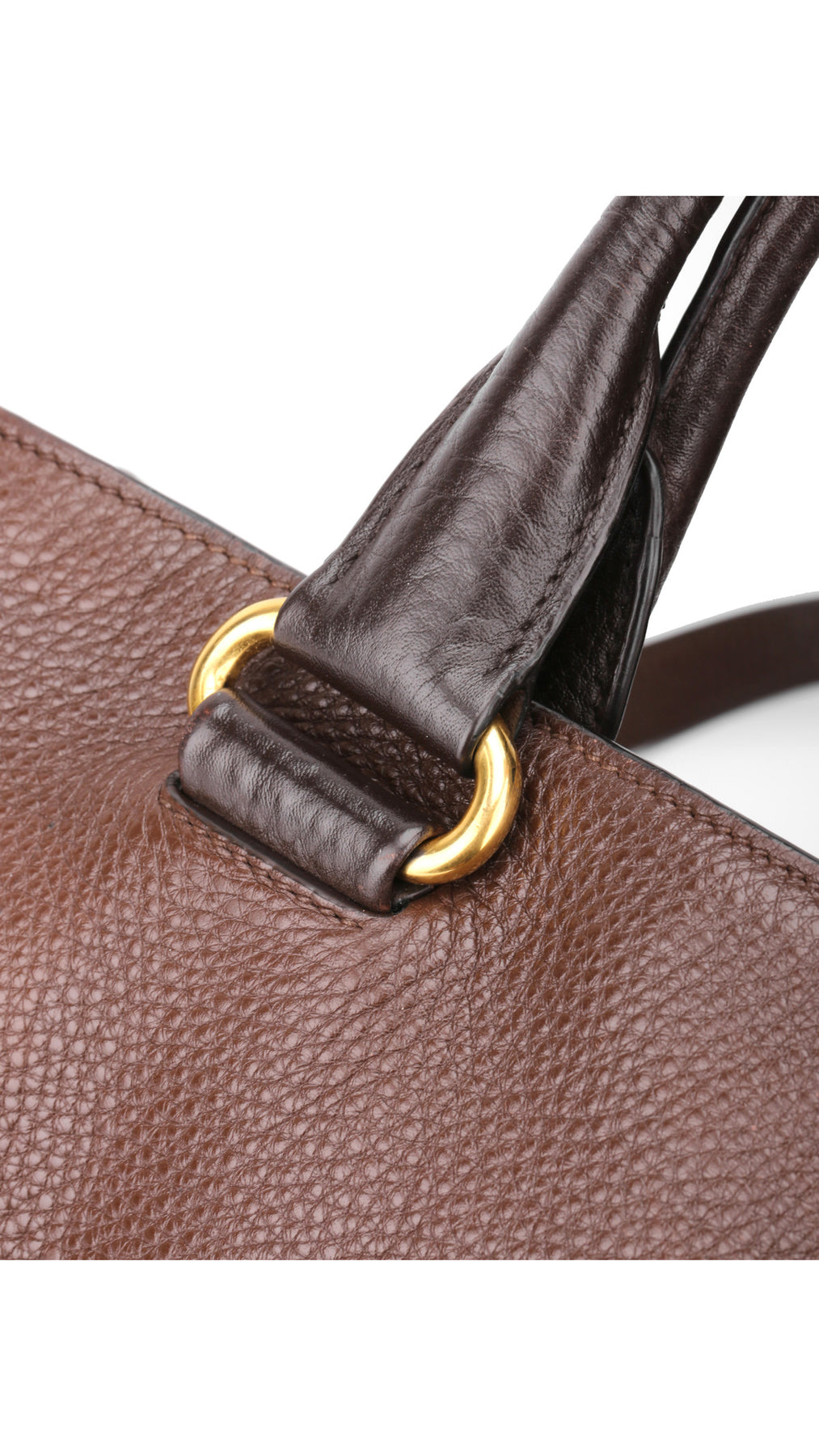 Prada Vitello Daino Tote Bag 2 - Brun