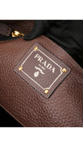 Prada Vitello Daino Tote Bag 2 - Brun