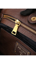 Prada Vitello Daino Tote Bag 2 - Brun