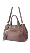 Prada Vitello Daino Tote Bag 2 - Brun