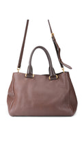 Prada Vitello Daino Tote Bag 2 - Brun
