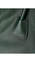 Prada Vitello Daino Tote Axelväska - Grön