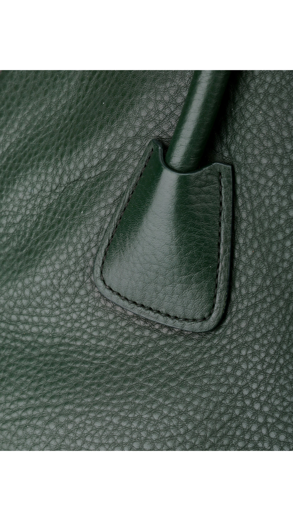 Prada Vitello Daino Tote Axelväska - Grön