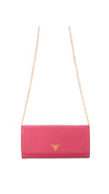Prada Saffiano Plånbok - Rosa