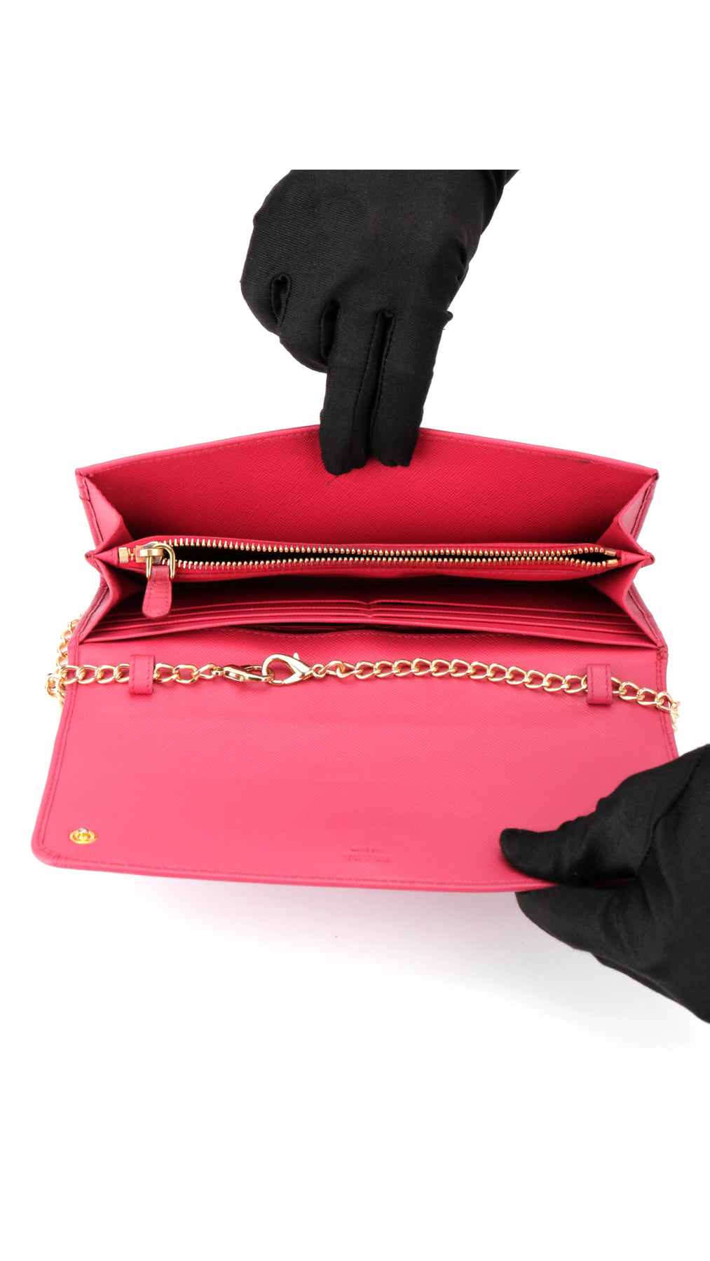Prada Saffiano Plånbok - Rosa