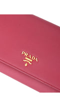 Prada Saffiano Plånbok - Rosa