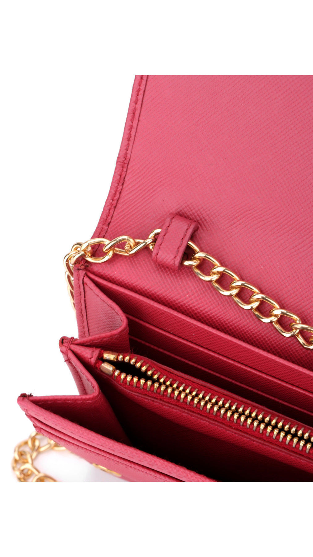 Prada Saffiano Plånbok - Rosa
