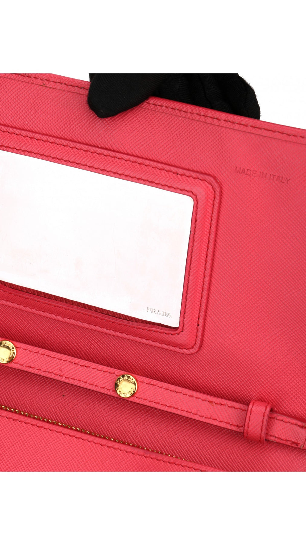 Prada Wallet On Chain Axelväska - Coral Rose